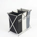 Large Foldable Laundry Sorting Basket – 2 or 3 Compartments, Oxford Fabric