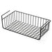 Large Capacity Hanging Under-Cabinet Metal Storage Basket – Single Tier, White or Black