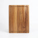 Beech Walnut Wooden Cutting Board - Rectangle Chopping & Butcher Block for Cheese & Meat